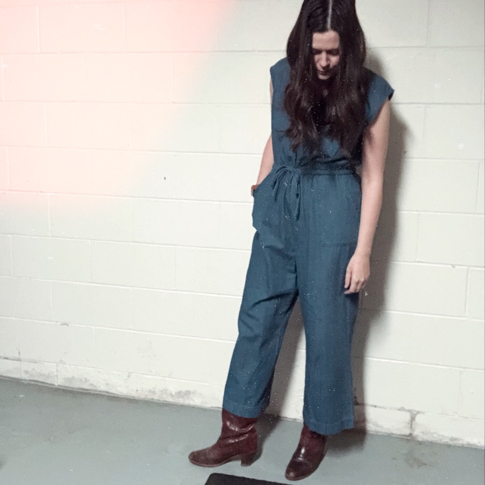 Universal Thread Denim Jumpsuit Romper